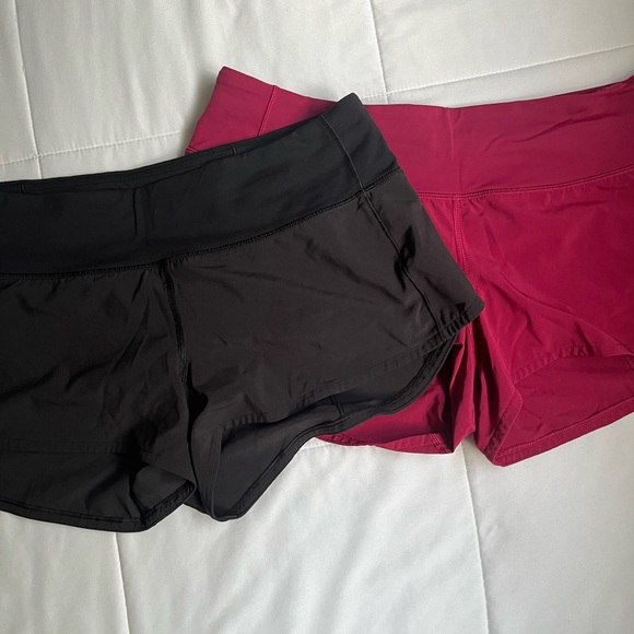 LULULEMON SHORT BUNDLE!!! Cute Lululemon shorts!! In brand new like condition!❤️ - Picture 2 of 4
